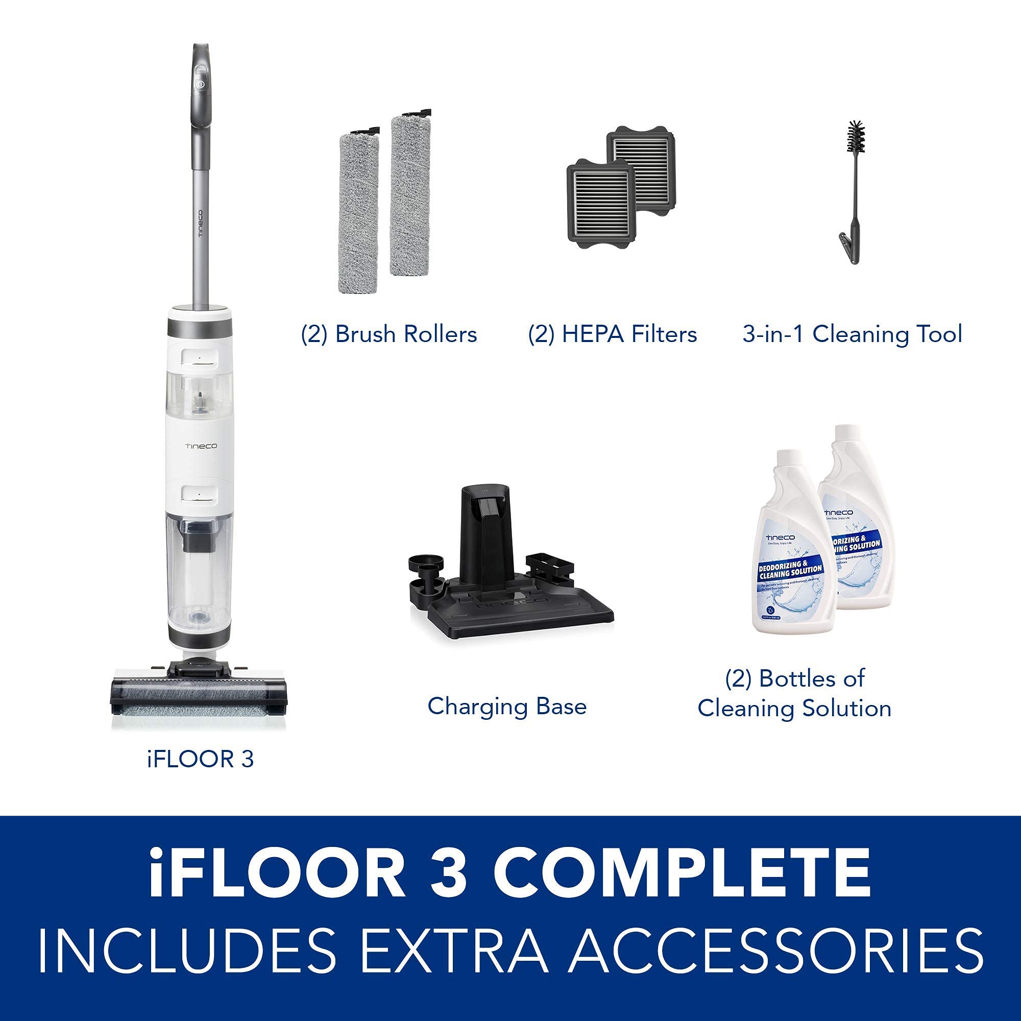 Amazon.com: Tineco iFloor 3 Complete Wet Dry Vacuum, Floor Washer