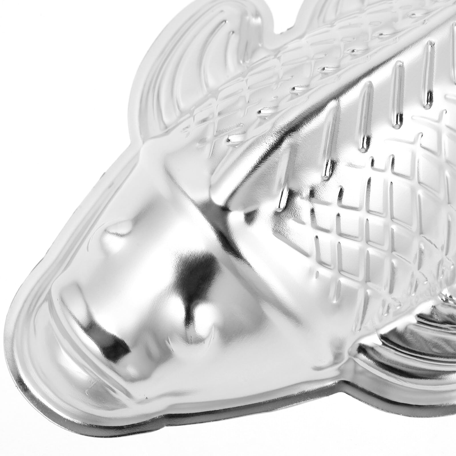 Moule à Pâtisserie de Poisson, Alliage D'aluminium Argenté | Antiadhésif, Démoulage Facile, Cuisine et Cuisson, Adapté aux Gâteaux, Chocolat, Gelée