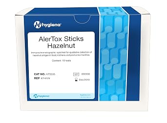 Hygiena AlerTox Sticks Hazelnut Lateral Flow Test 10 Tests