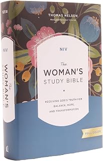NIV Woman's Study Bible Hardcover Full-Color Red Letter: Balance, Hope & Transformation for Women