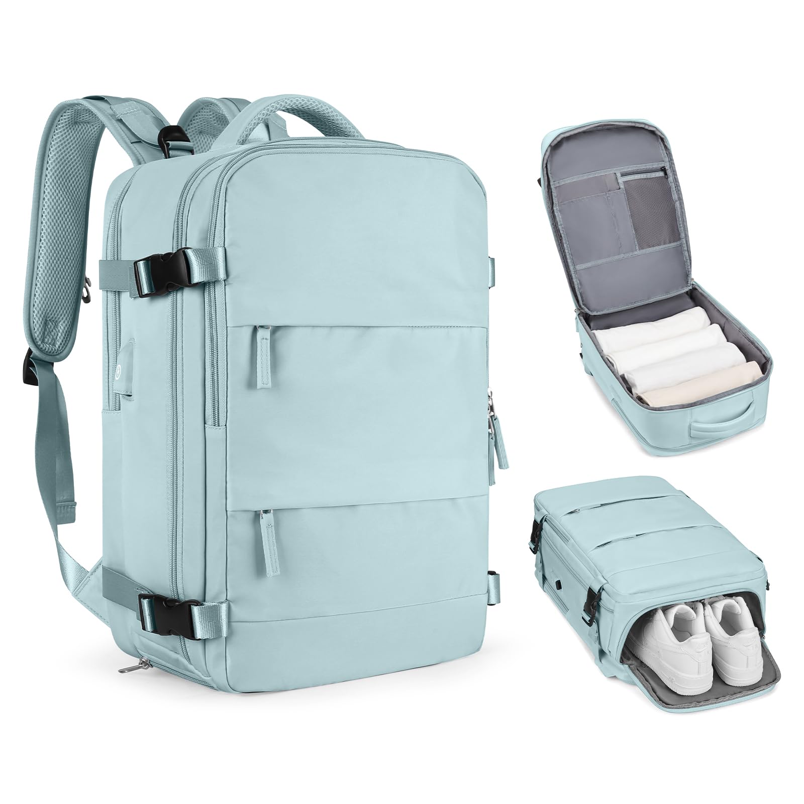 Personal Item Travel Backpack For Women Men Airline Approved Carry On Backpack Flight Approved Waterproof Sports Luggage Backpack Casual Daypack Small