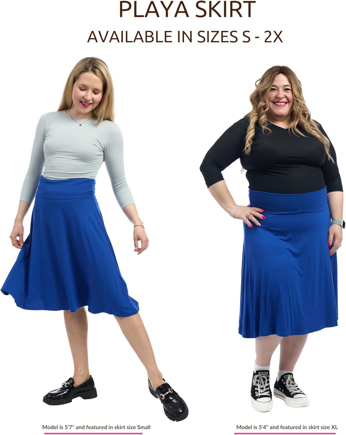 ESTEEZ Women's A-Line Skirt - Modest - Knee Length - Playa - Image 4