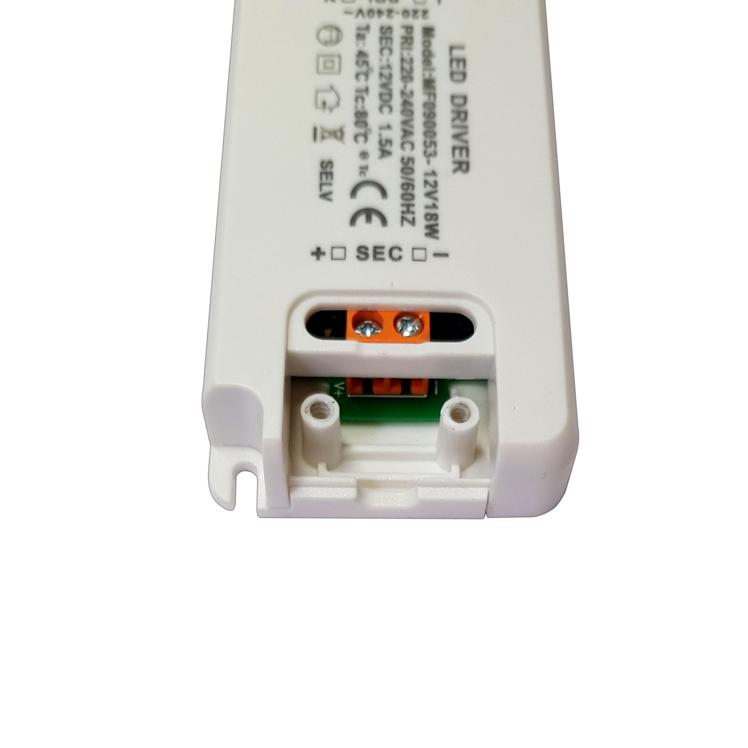 LED Trafo 18 Watt 12V DC rund für Unterputzdose Transformator Driver Netzteil 42