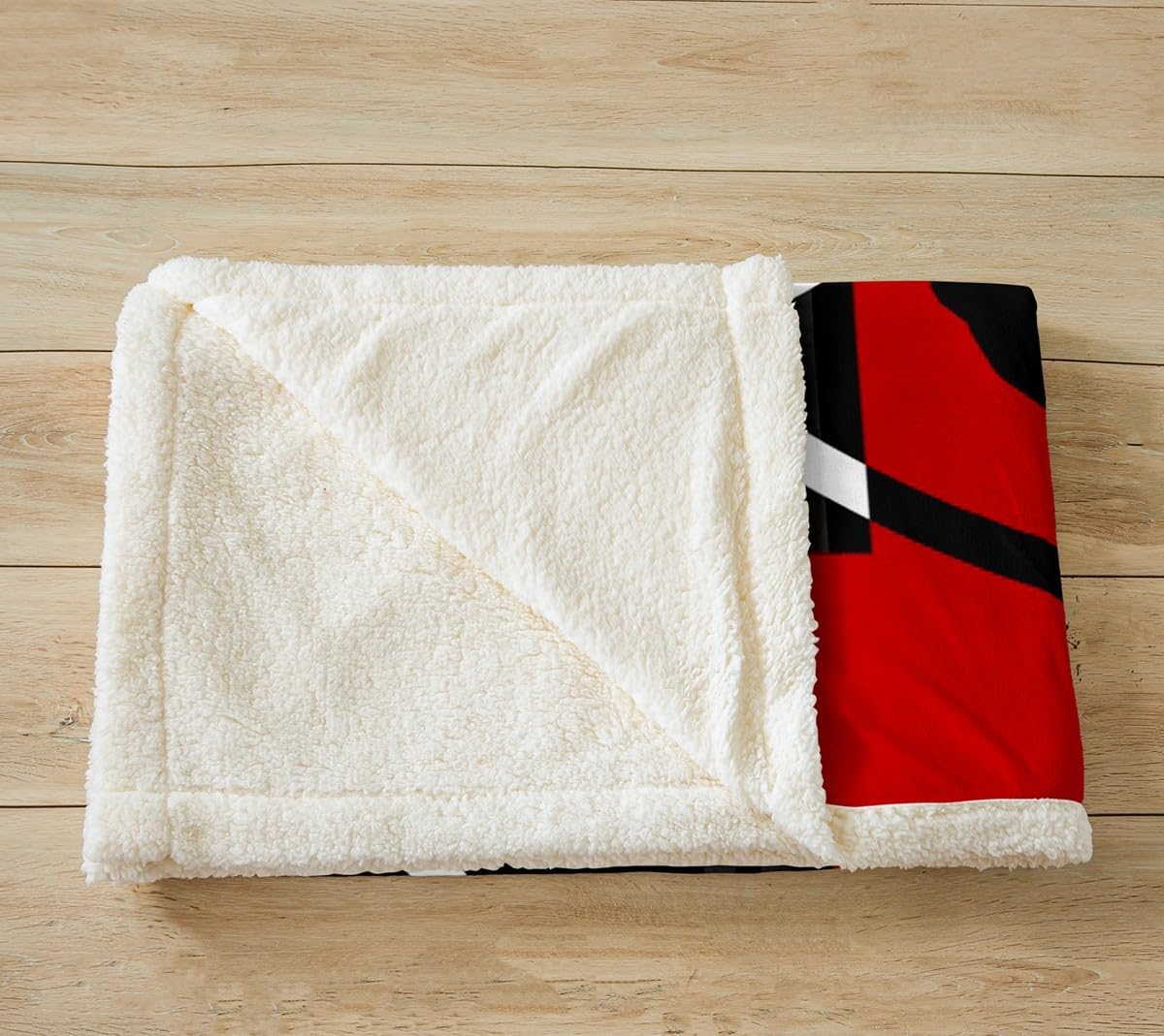 Basketball Bed Blanket Kids Girls Sports Games Sherpa Blanket Soft Cozy Lightweight Red and Black Plush Fleece Basketball Court Blanket Gifts for Couch Bed Chair Office Sofa(Throw 50"x60")