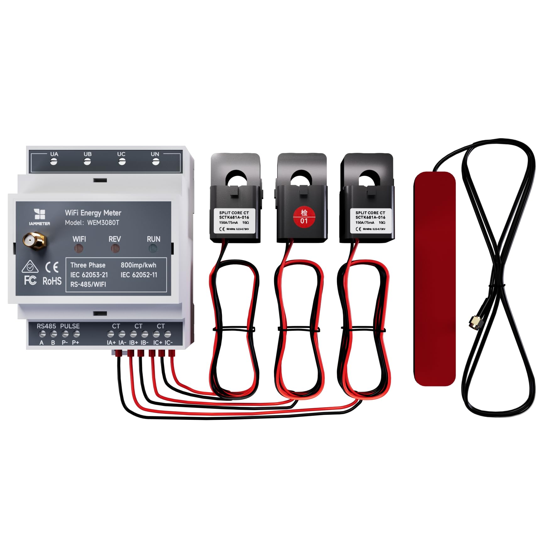 Buy BiDirectional,Din Rail,Monitor Solar PV,Power Usage Monitor,Home