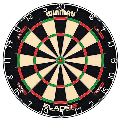 Winmau Blade 5 and Blade6 Dual Core Bristle Dartboards