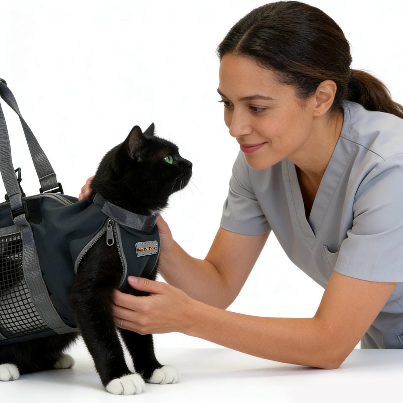 Cinf Cat Restraint Grooming Bag, Anti-Scratch Tool for Nail Trimming