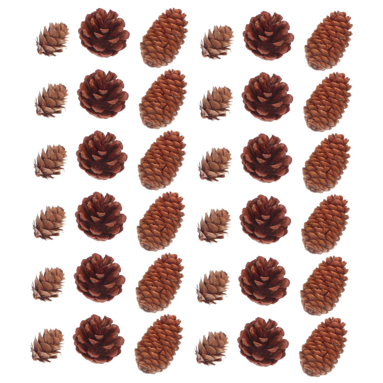 NOLITOY 120 Piezas Conos de Pino Secos Naturales para Manualidades Decoración Navideña Sostenible Mini Piñas para Coronas Adornos y Proyectos Detallados