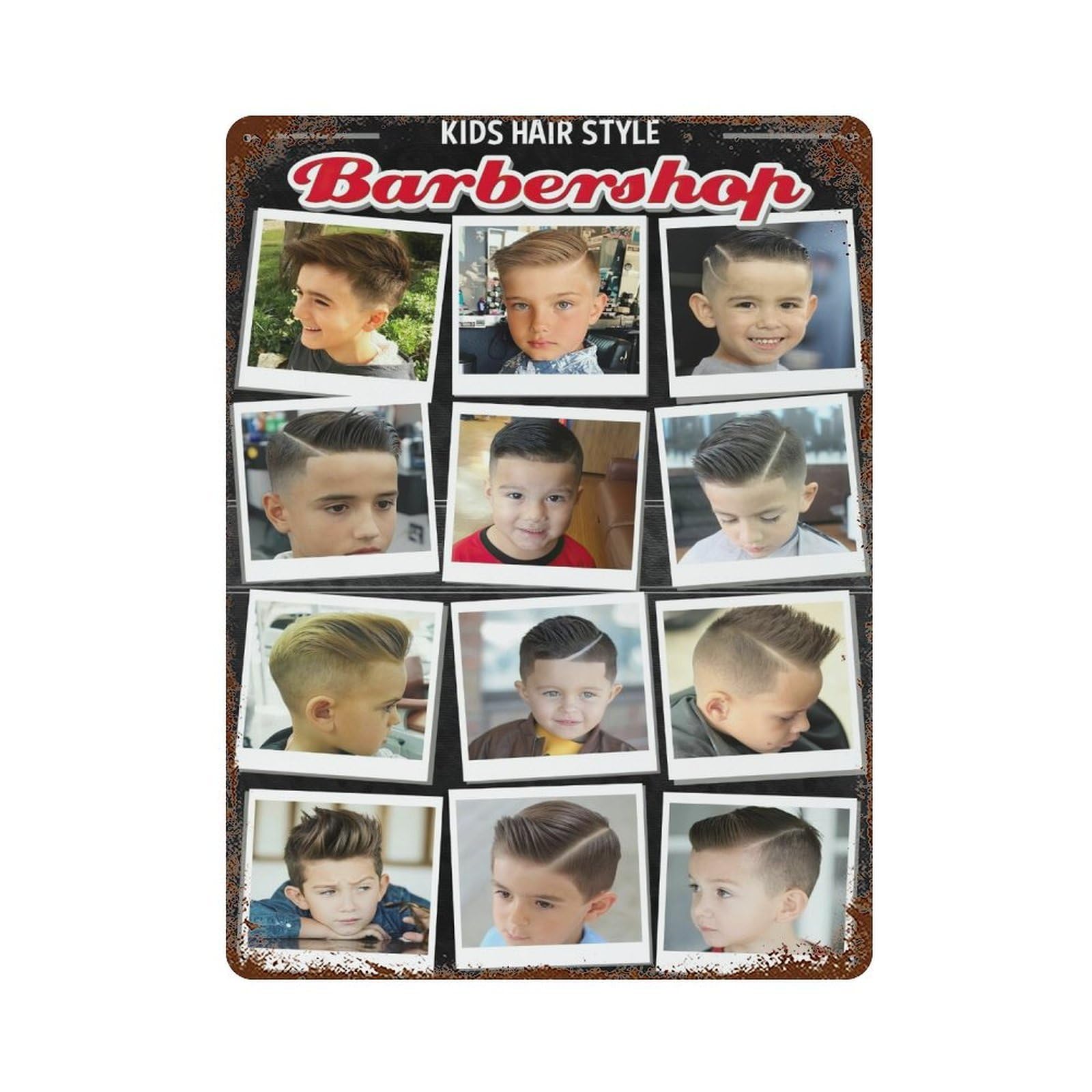 xiaoxiaoshen Barber Shop Fashion Hairstyle (23) Wall Decor Art Metal Tin Poster Modern Home Decor Art Home Bar Shop Decorations Vintage Sign 40x30cm