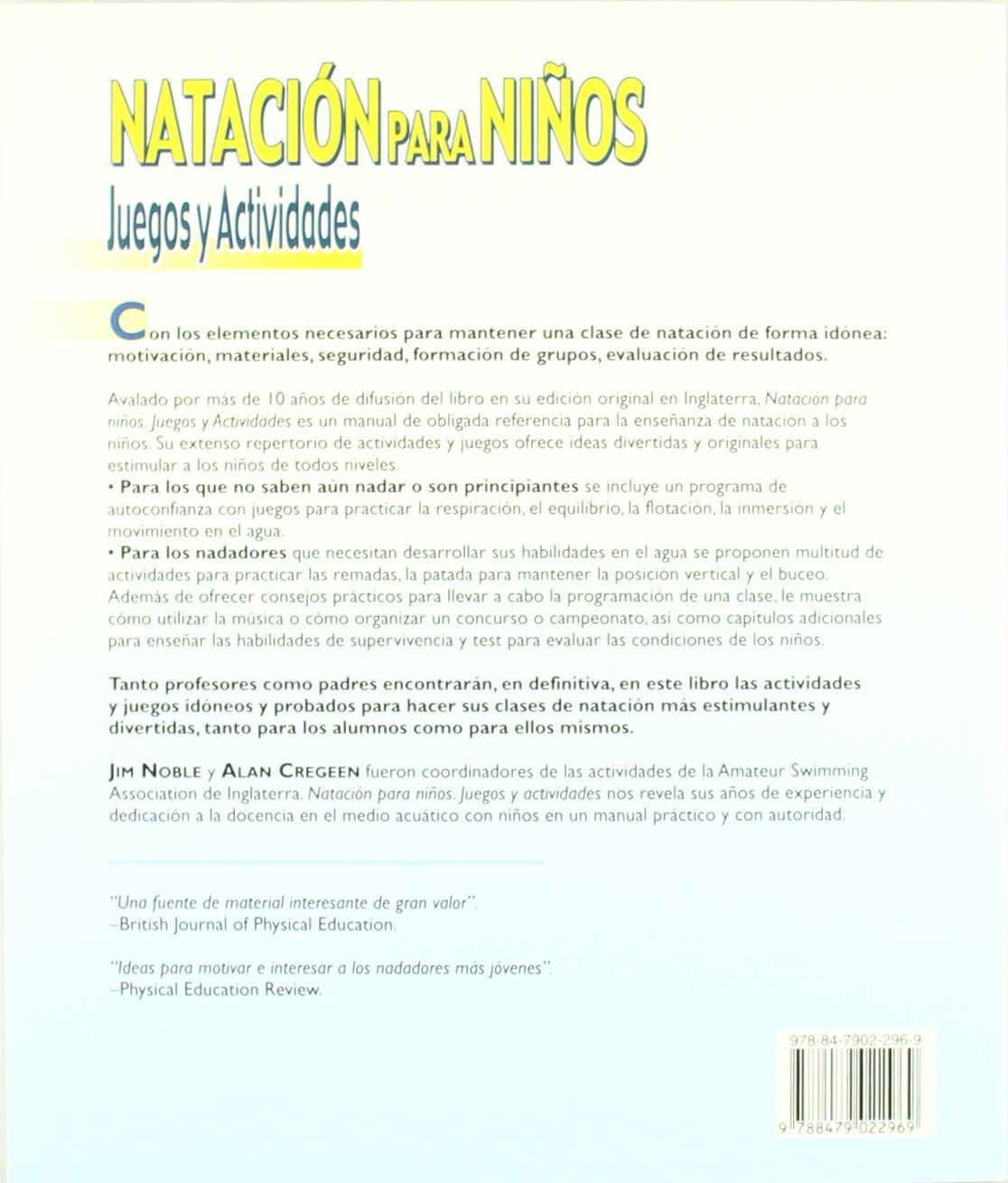 Natación para niños : juegos y actividades