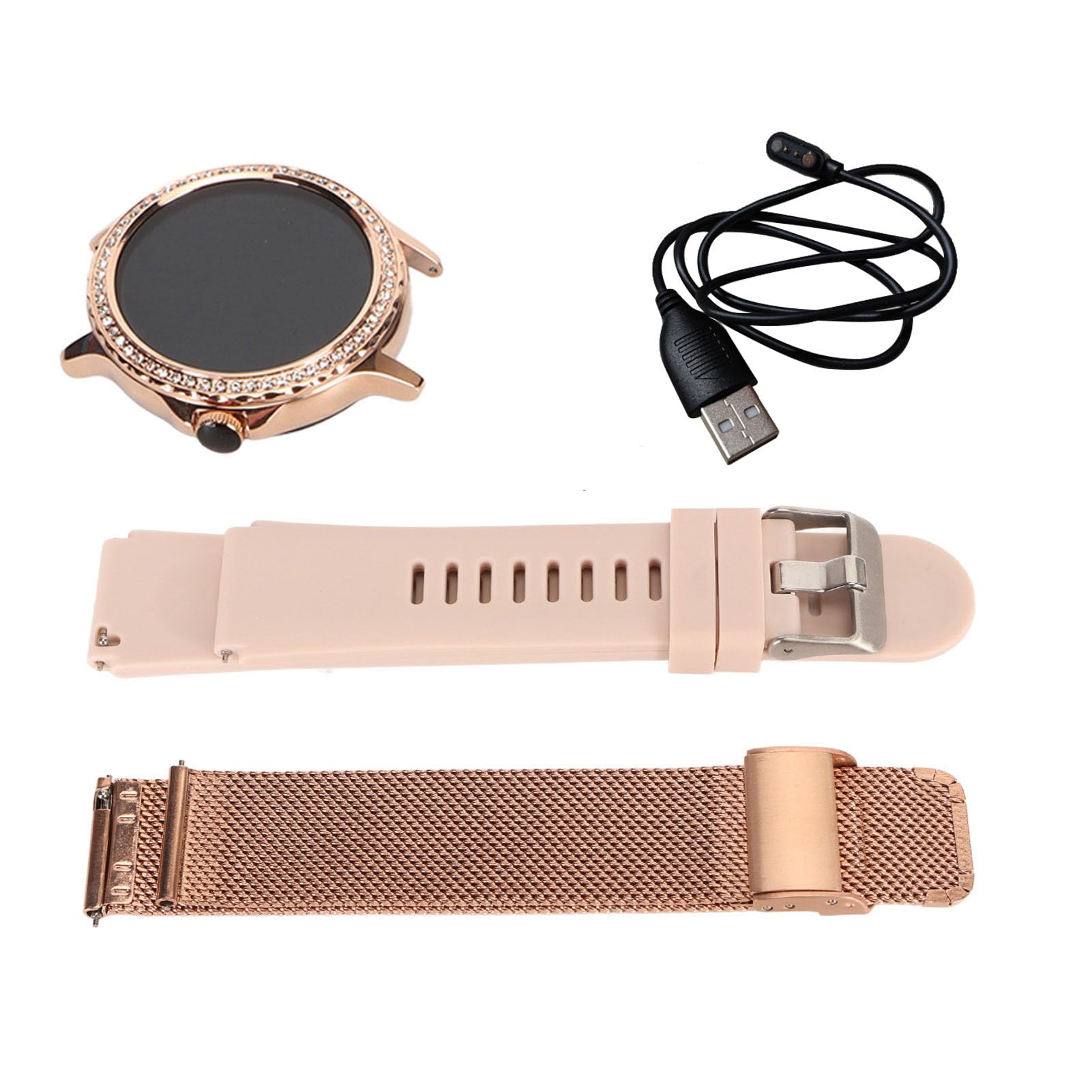 Montre Intelligente pour Femme, Appels Bluetooth, écran Couleur