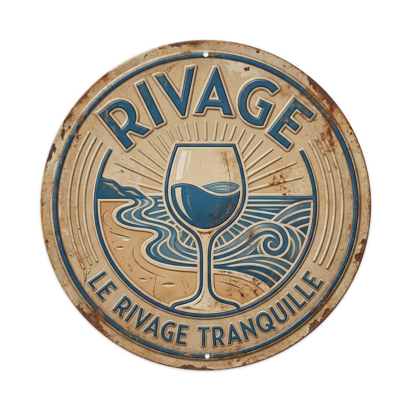 Shore Humorous Lounge Shore Metal Tin Sign
