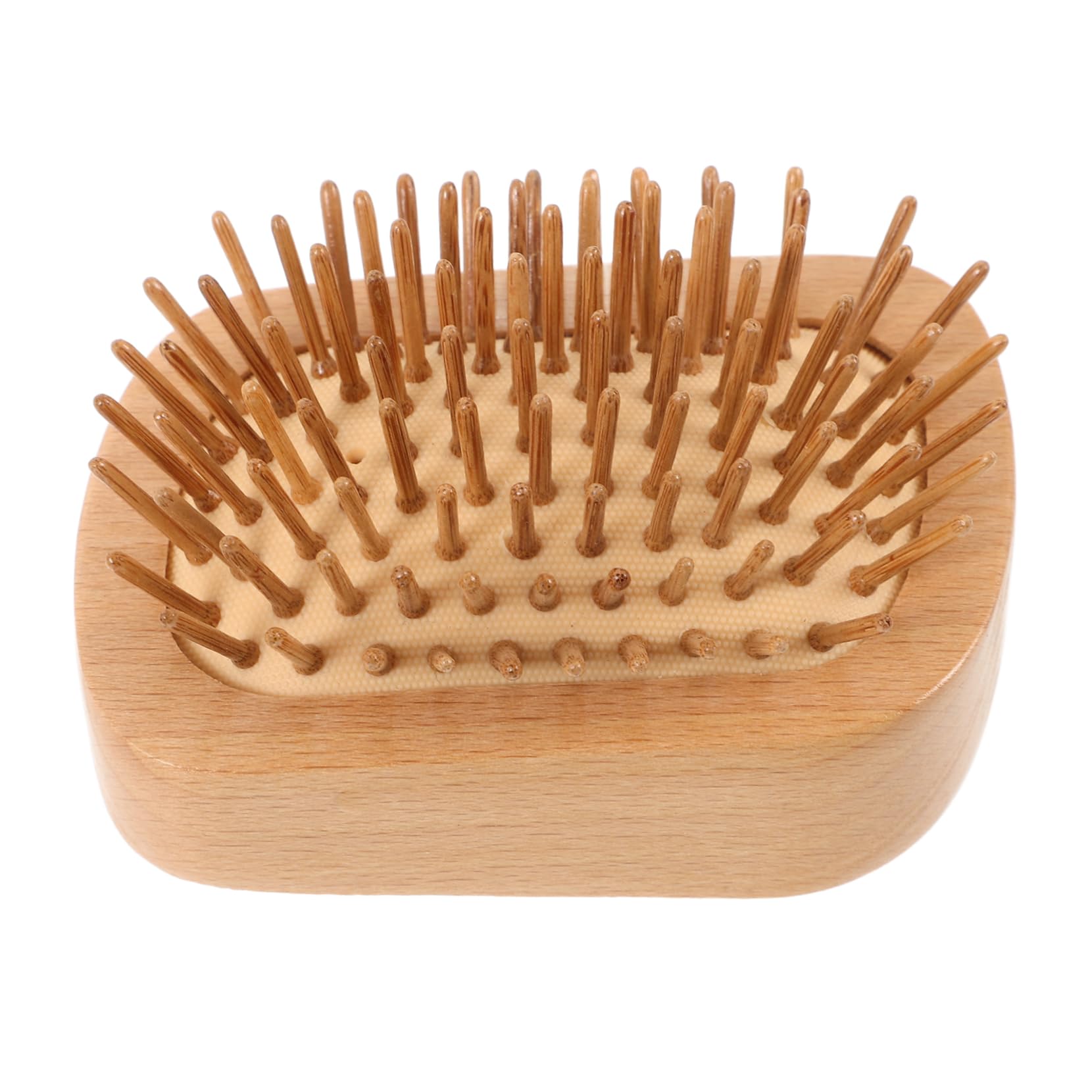 FRCOLOR Lot De 5 Peignes À Cheveux En Bois Pour Massage Du Cuir Chevelu Brosse À Poils Souples Outil De Coiffure Pour Cheveux Doux Et Lisses Idéal Pour Toute La Famille