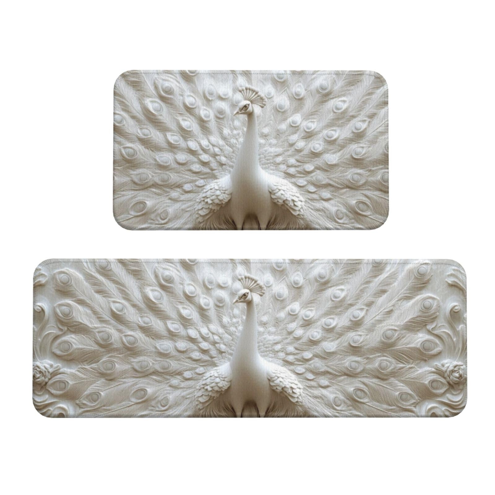 Tapetes de cocina para suelo de 43 x 119 cm antideslizantes y lavables juego de 2