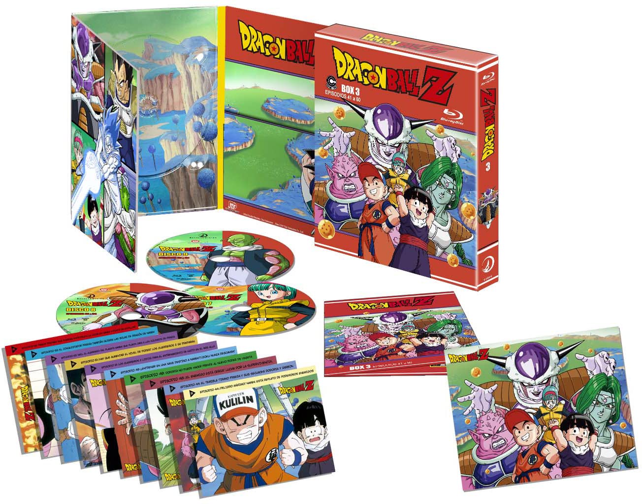 Dragon Ball Z Box 3 Blu-ray disco fisico coleccionismo de animacion