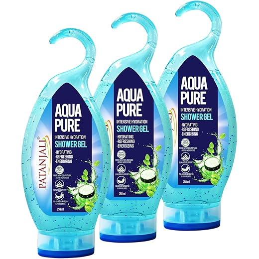 Patanjali Aqua Pure Shower Gel 250ml - Hydration