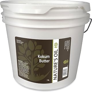 Nature's Oil Kokum Butter, Naturally Refined, 7 lbs (1 Gallon)