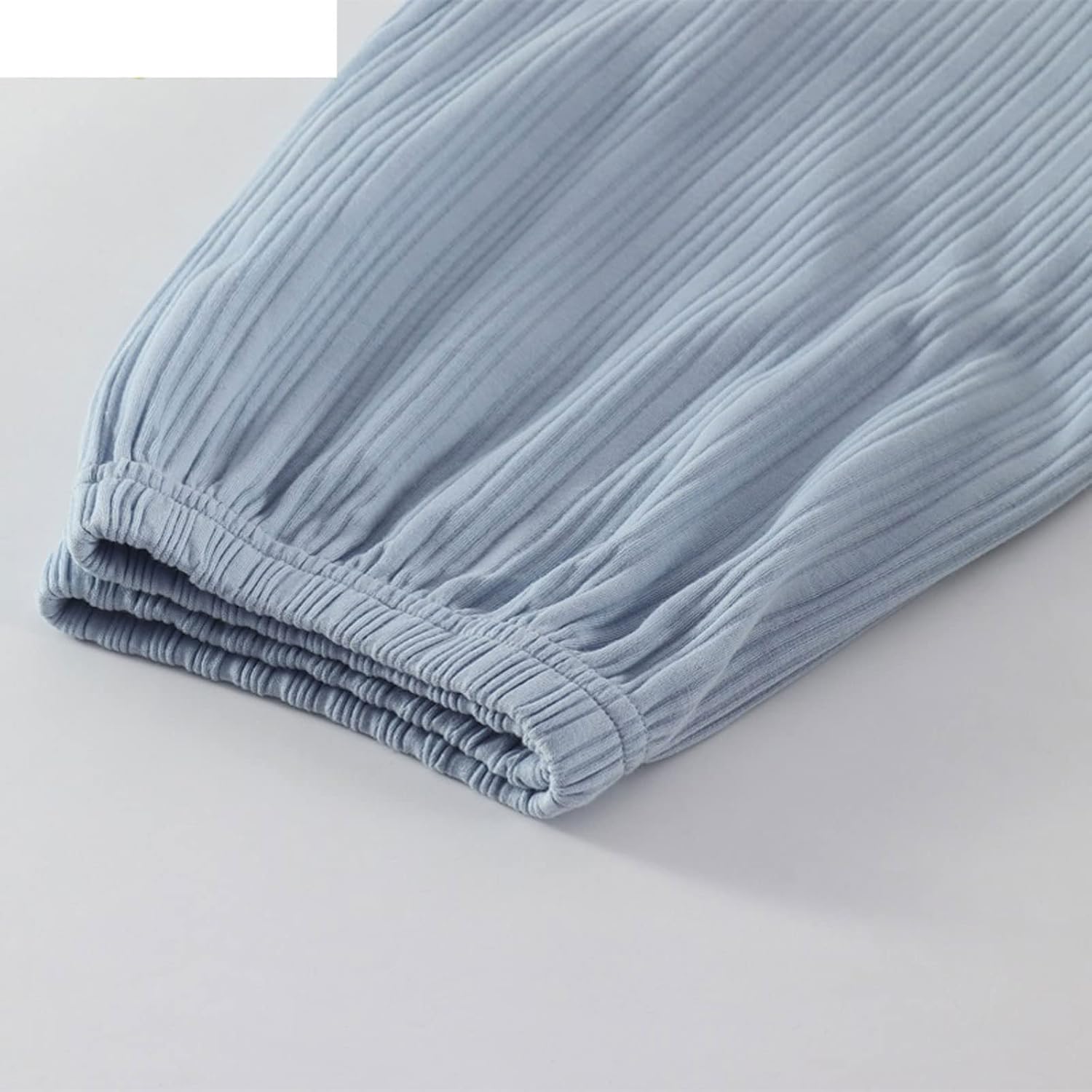 レディース パジャマ 夏のパジャマセット女性のためのかわいいクマ印刷ブルーラウンドカラーパジャマロータスエッジホームウェア若い女性の