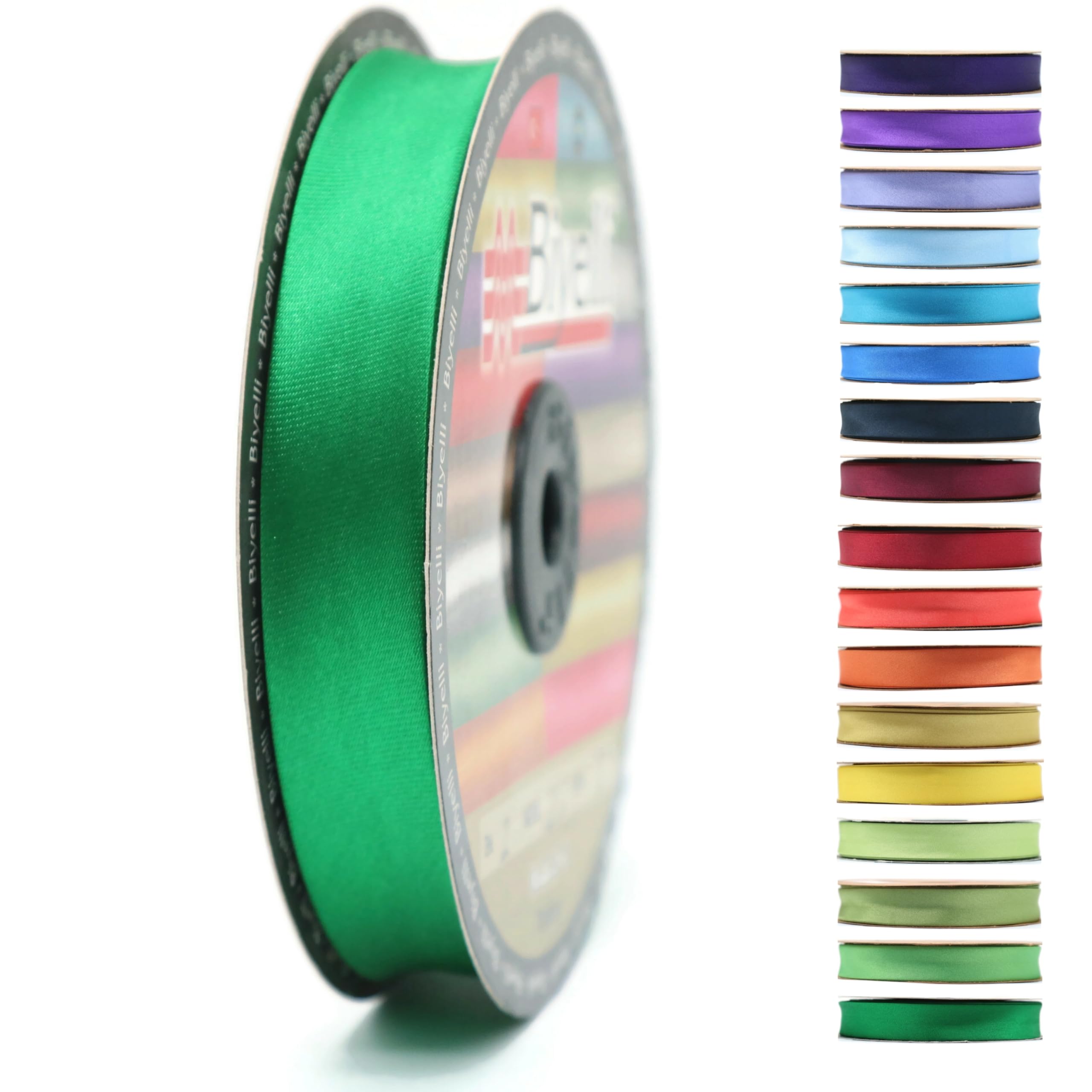 Fold Satin Bias Tape - 99+ Colors - 3/4 Inches Wide - 27 Yards - Fold Satin Binding Bias Ribbon Fabric Piping Bias Binding Tape for Sewing Clothing DIY BYS93