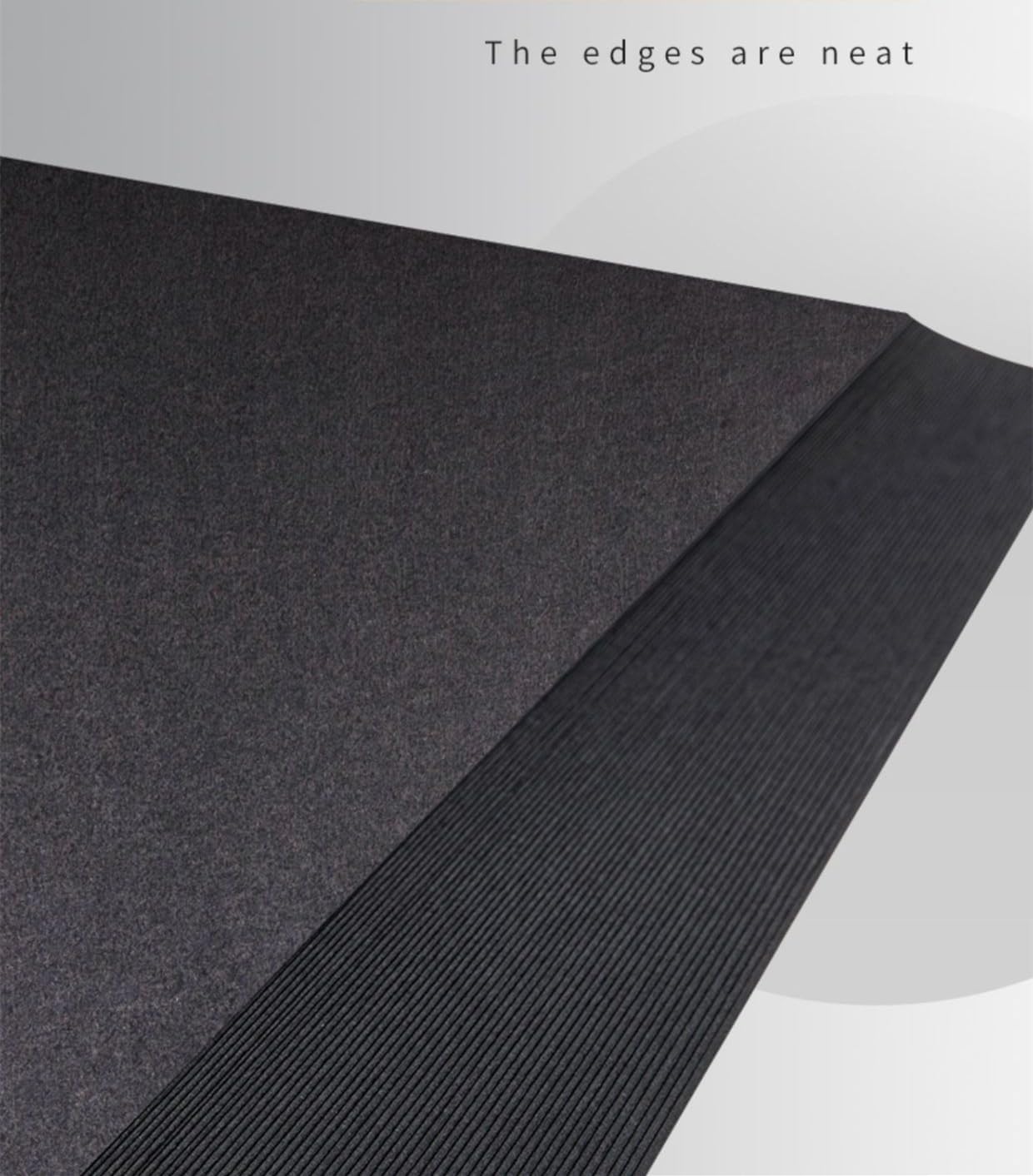 Black White Cardstock Craft Art Paper, 100 Sheets 12"x 12" Card Stock Thick Kraft 90 lb/250 gsm Colored Heavy Weight Double Side No Bent Cover Stock Craft for DIY, Invitations, Card Making
