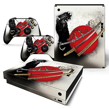 ZOOMHITSKINS X1 X Console Skin Decal Sticker Samurai Design + 2 Controller Skins Set (X1 X Only)