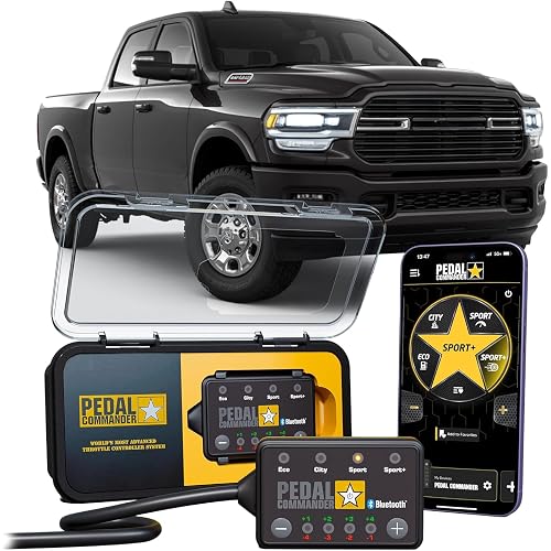 PEDAL COMMANDER Throttle Response Controller Compatible with Ram 2500 3500 2019-2026 - Plug-and-Play, 4 Driving Settings, Anti-Theft & App Control, Throttle Controller Upgrade, Ram Truck Accessories