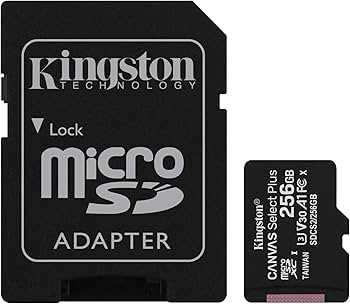 Amazon | キングストン microSD 256GB 最大100MB/s UHS-I V30 A1