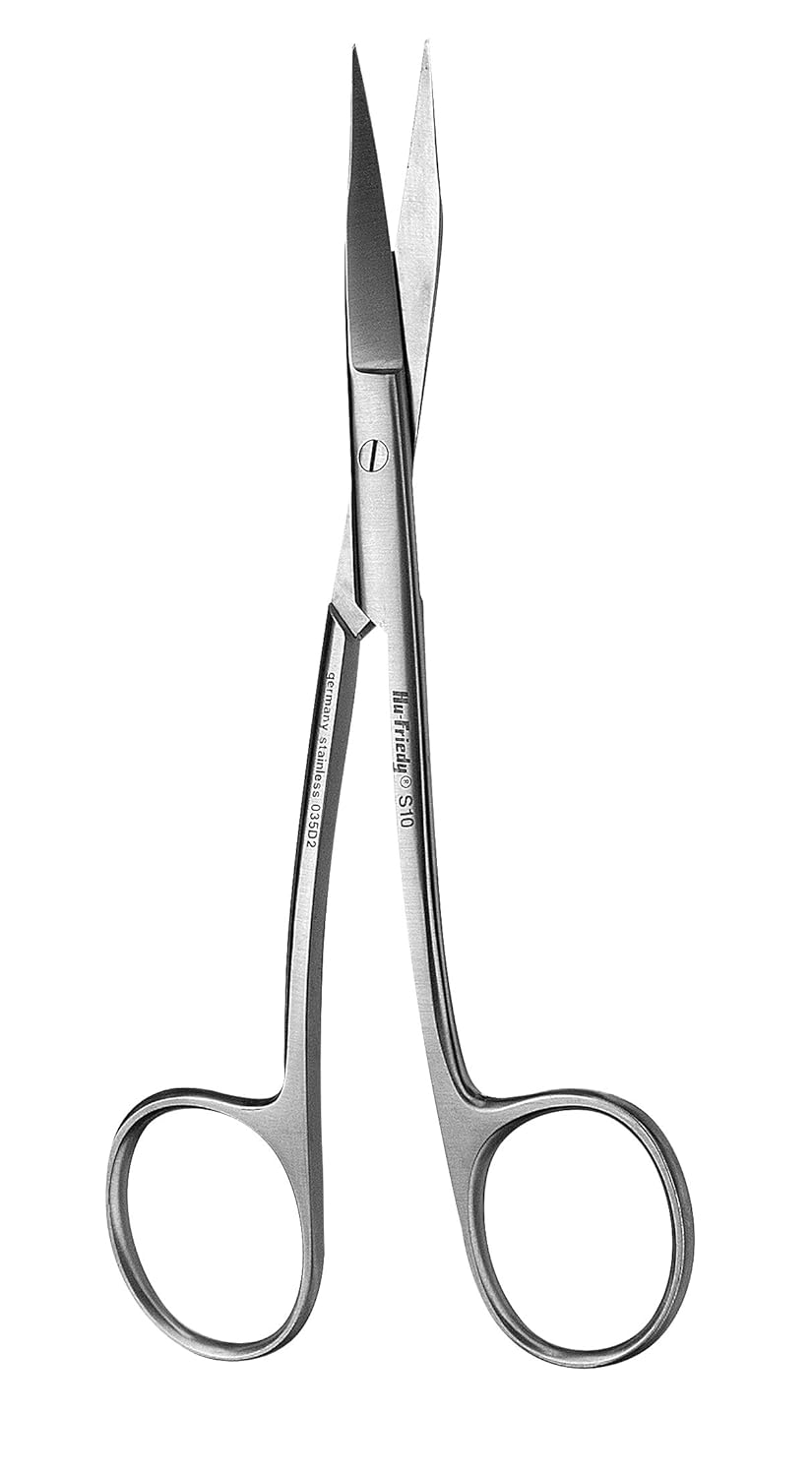 Hu-Friedy S10SC #10 Double Curved Super-Cut Scissors, 13.5 cm/5.25"