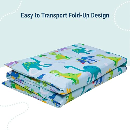 Vista 57 de Wildkin Funda de algodón para siesta para niños, suave, solapa cosida, duradera y se adapta a alfombrillas de vinilo de 1.5 pulgadas, transporte