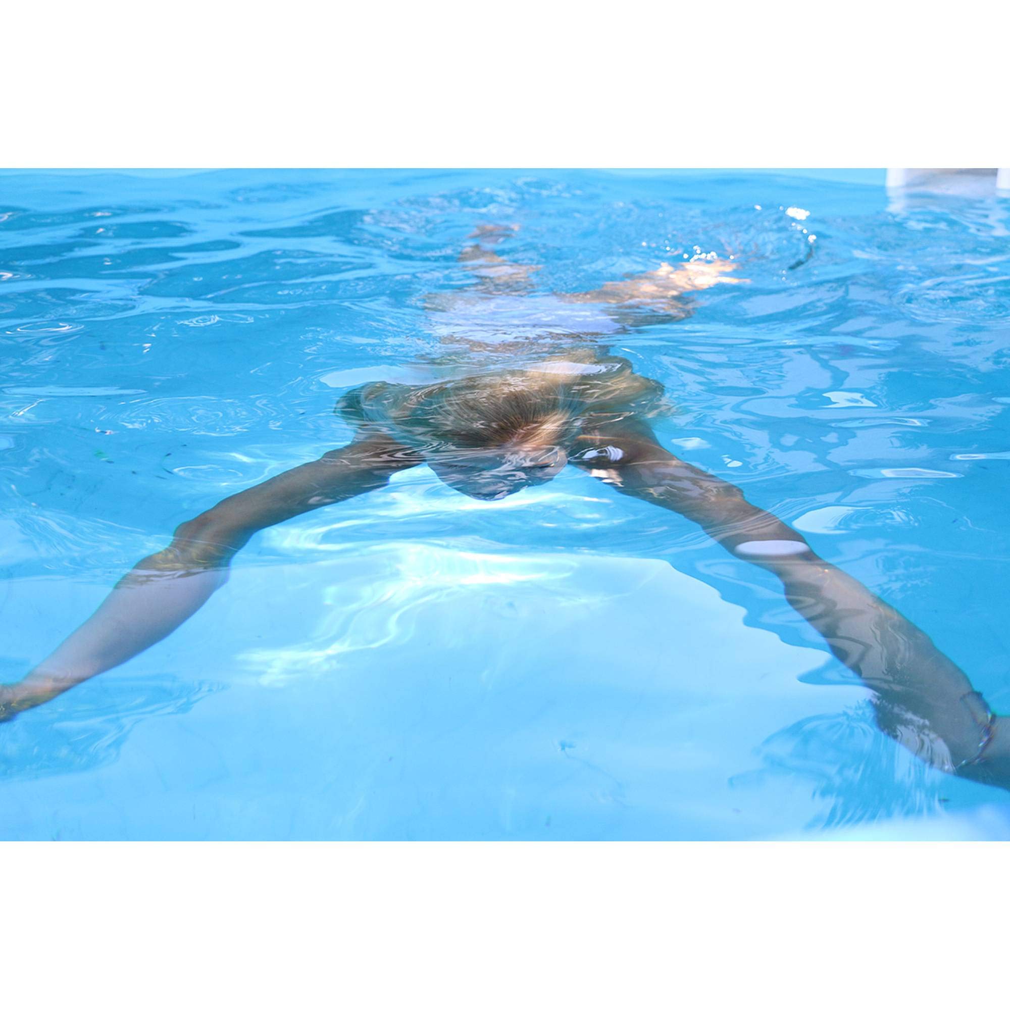 Planet Pool Stahlwandpool oval 623x360x120 cm, Stahl 0,4 mm weiß, Folie 0,4 mm blau, Einhängebiese