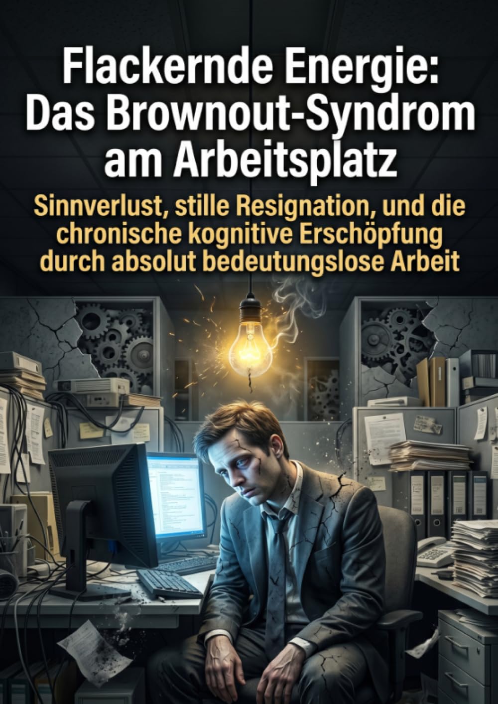 Flackernde Energie: Das Brownout-Syndrom am Arbeitsplatz: Sinnverlust, stille Resignation, und die chronische kognitive Erschöpfung durch absolut bedeutungslose Arbeit