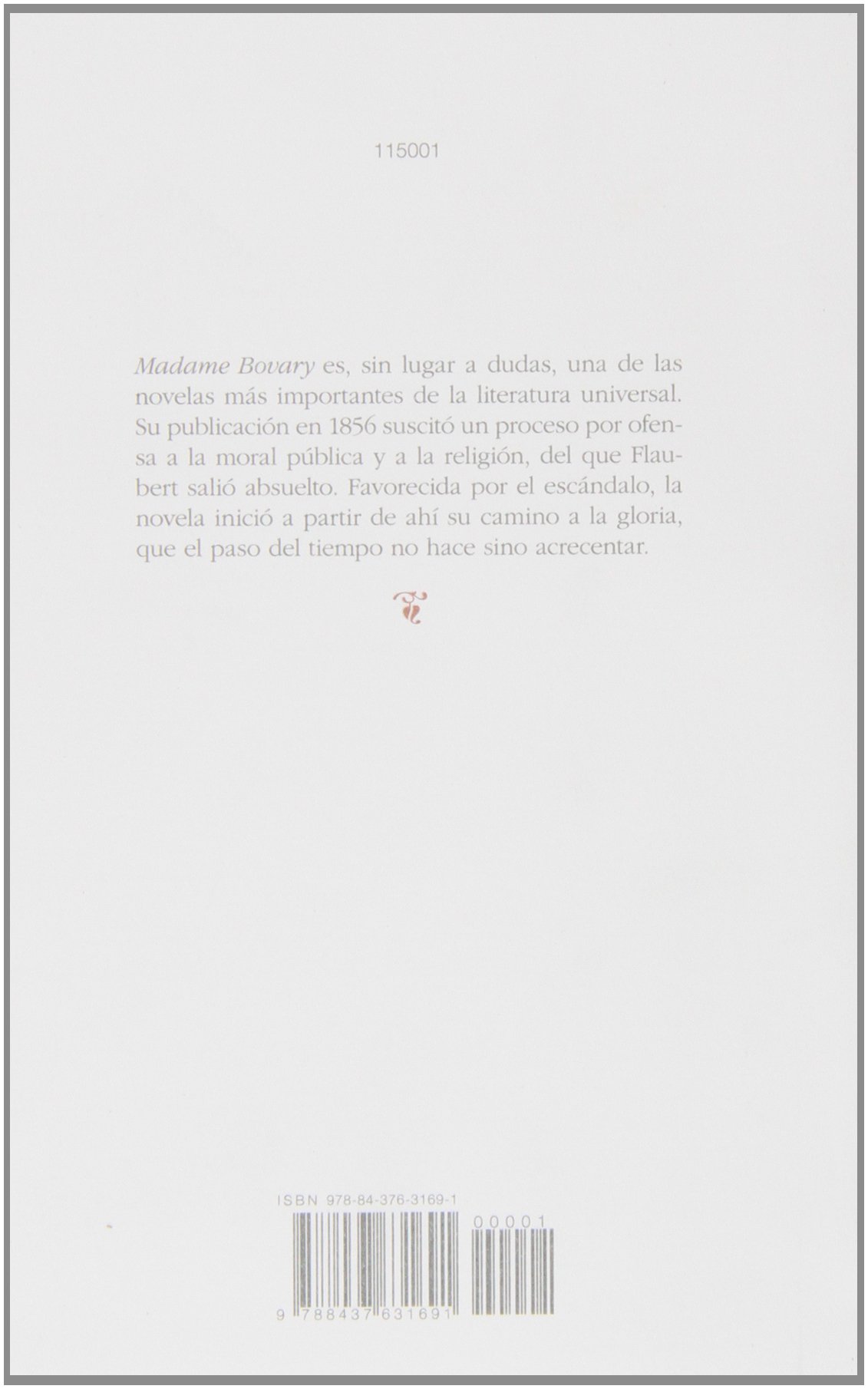 Madame Bovary (30 Años Letras Universales)