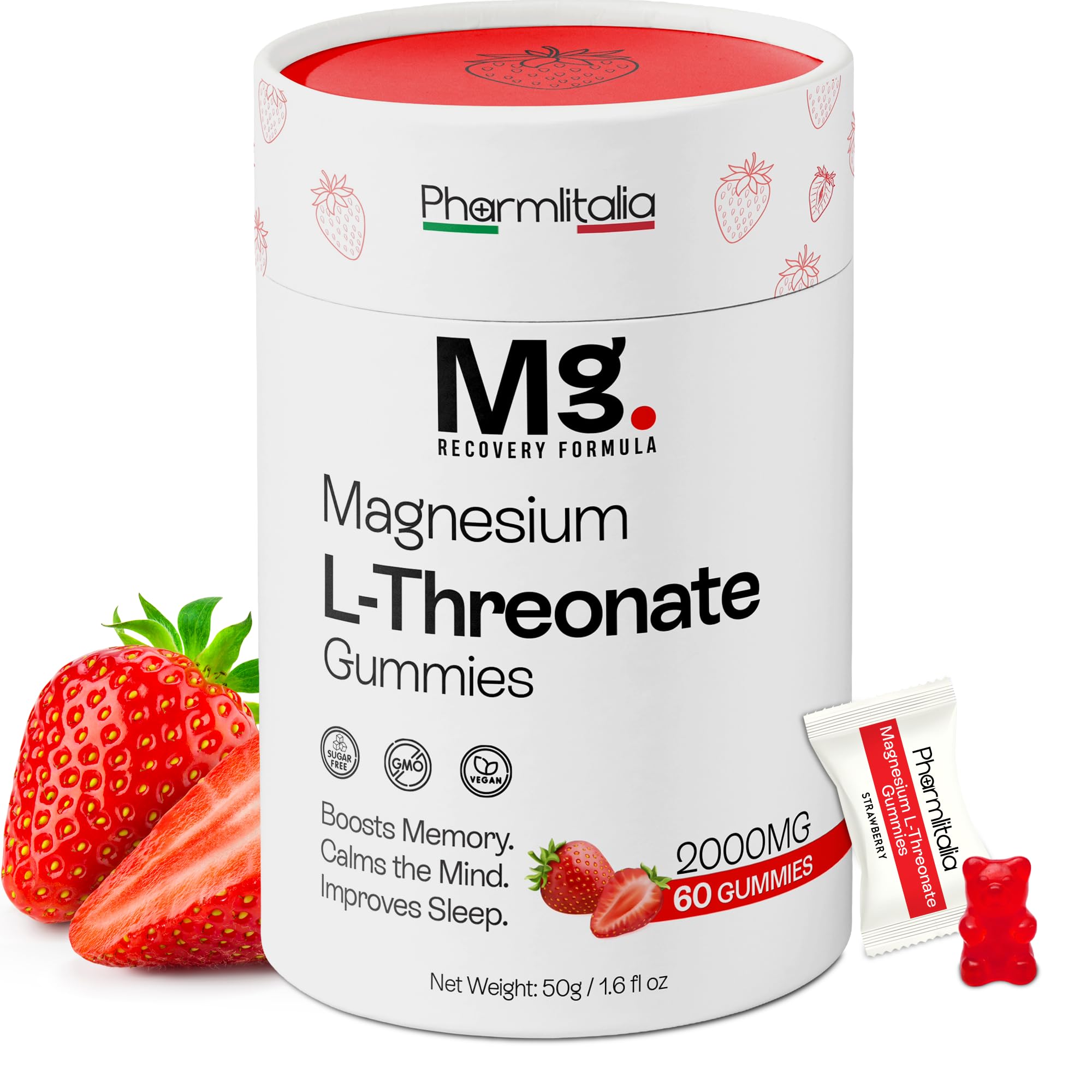 Pharmlitalia Magnesium L-Threonate Gummies