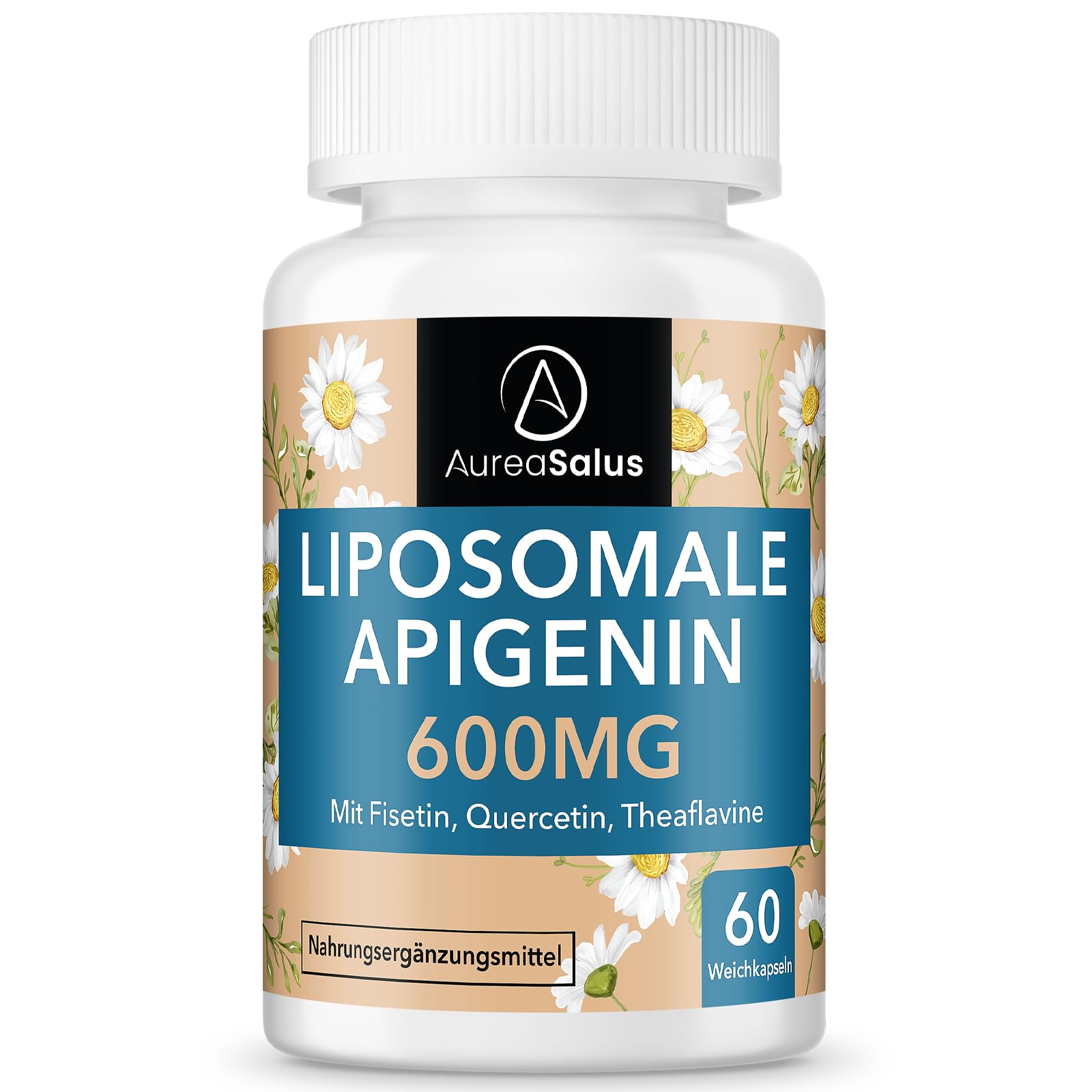 Apigenin 600 mg, Extra Starkes Liposomale Apigenin Kapsel
