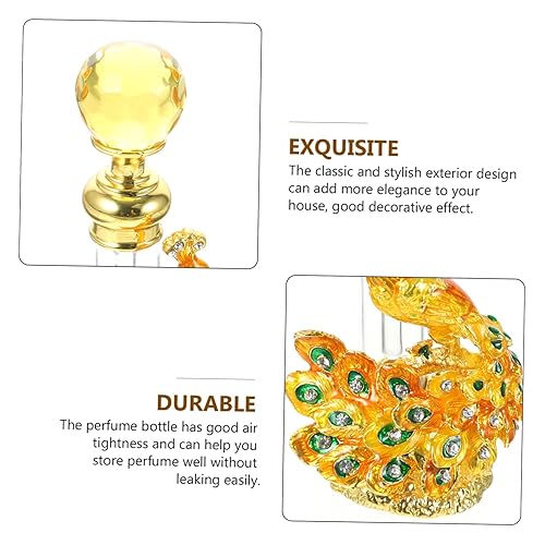 Miniatura 3 de Perfume de viaje recargable vacío del bulbo de la botella del perfume de la vendimia para el almacenamiento del aceite esencial