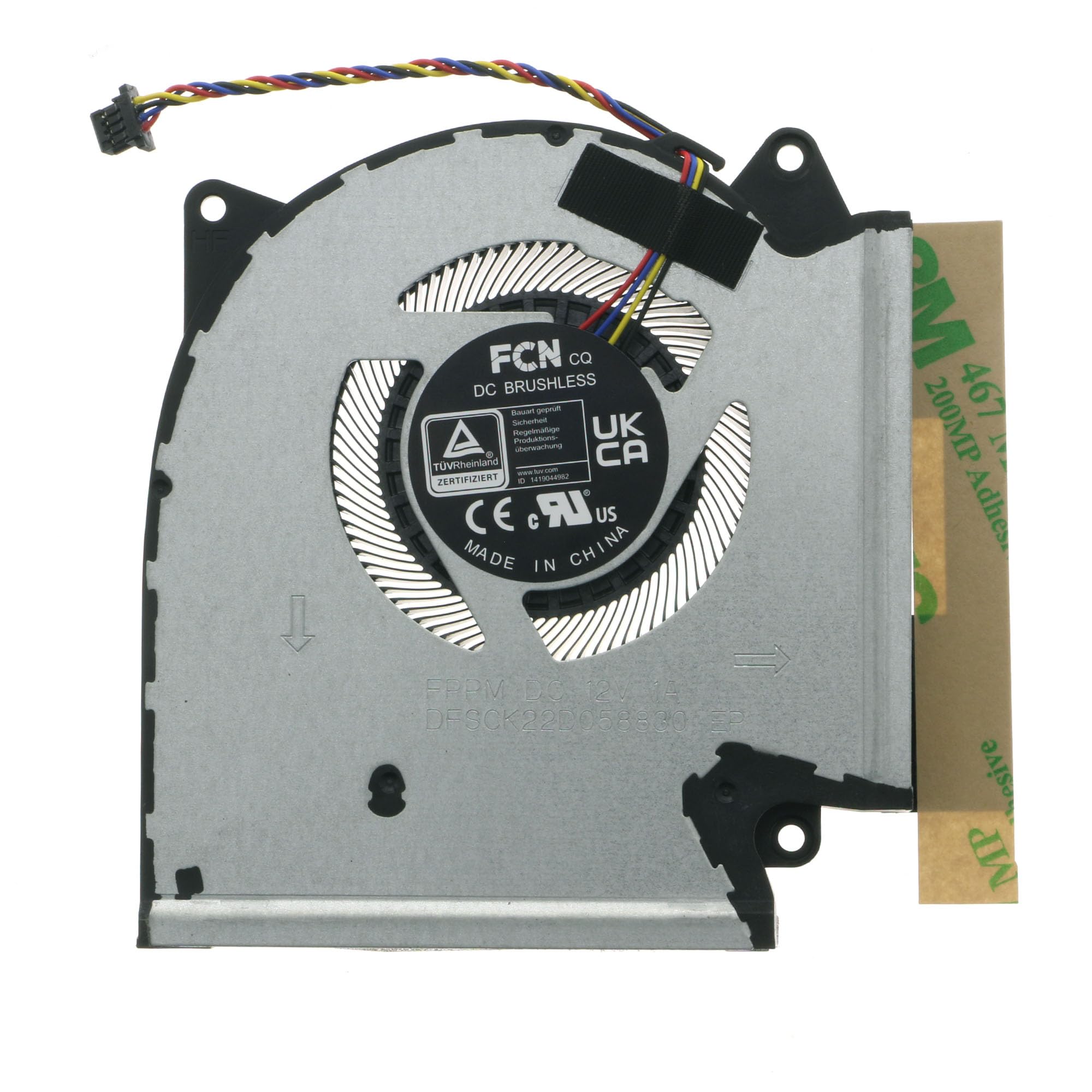 Ventilador de refrigeración de CPU y GPU de repuesto para ASUS ROG Strix G15 G513RX G513RS G513RM G513RW / G17 G713RX G713RS G713RM G713RW, 13NR0880P01011 FPPL, 13NR0880PPL, 13NR0880PL 02011 FPPM, CC
