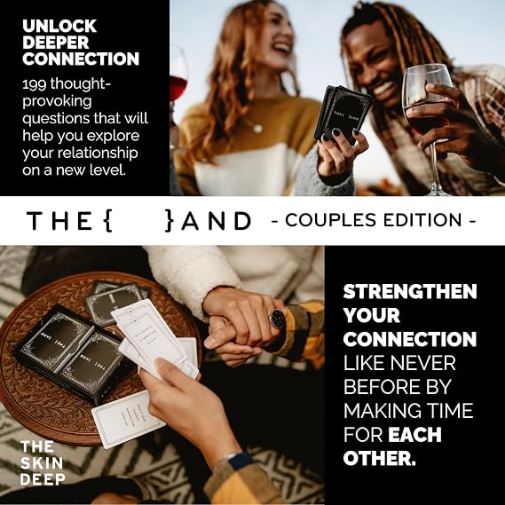 Couples and Honest X Volume 2 Bundle - 289 Meaningful Questions to Strengthen Your Relationship and Grow Intimacy - Deeper Connections by The Skin Deep