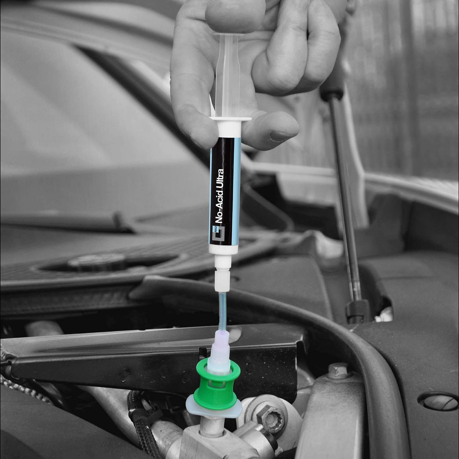 ERRECOM NO-Acid Ultra, Säureneutralizator für Kälte-und Klimaanlage. Nur 6 mL für Systemen bis zu 21 kW (6 TONS) (Keinen Adapter)