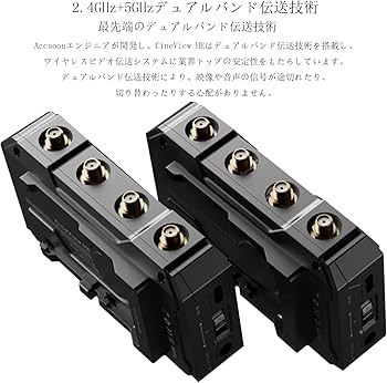ACCSOON CineView HE HDMI&UVC 受送信セット Amazon.com: ACCSOON CineView HE Wireless Video Transmission System