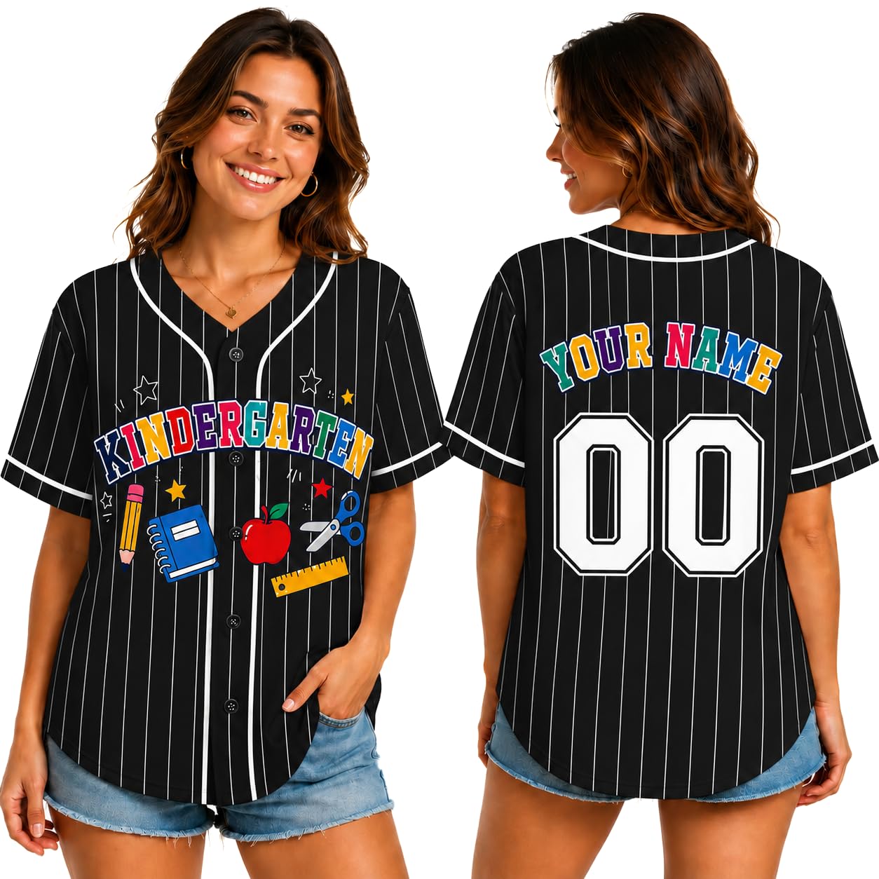 Teacher Jersey Personalized Teacher Shirts Back to School Outfits