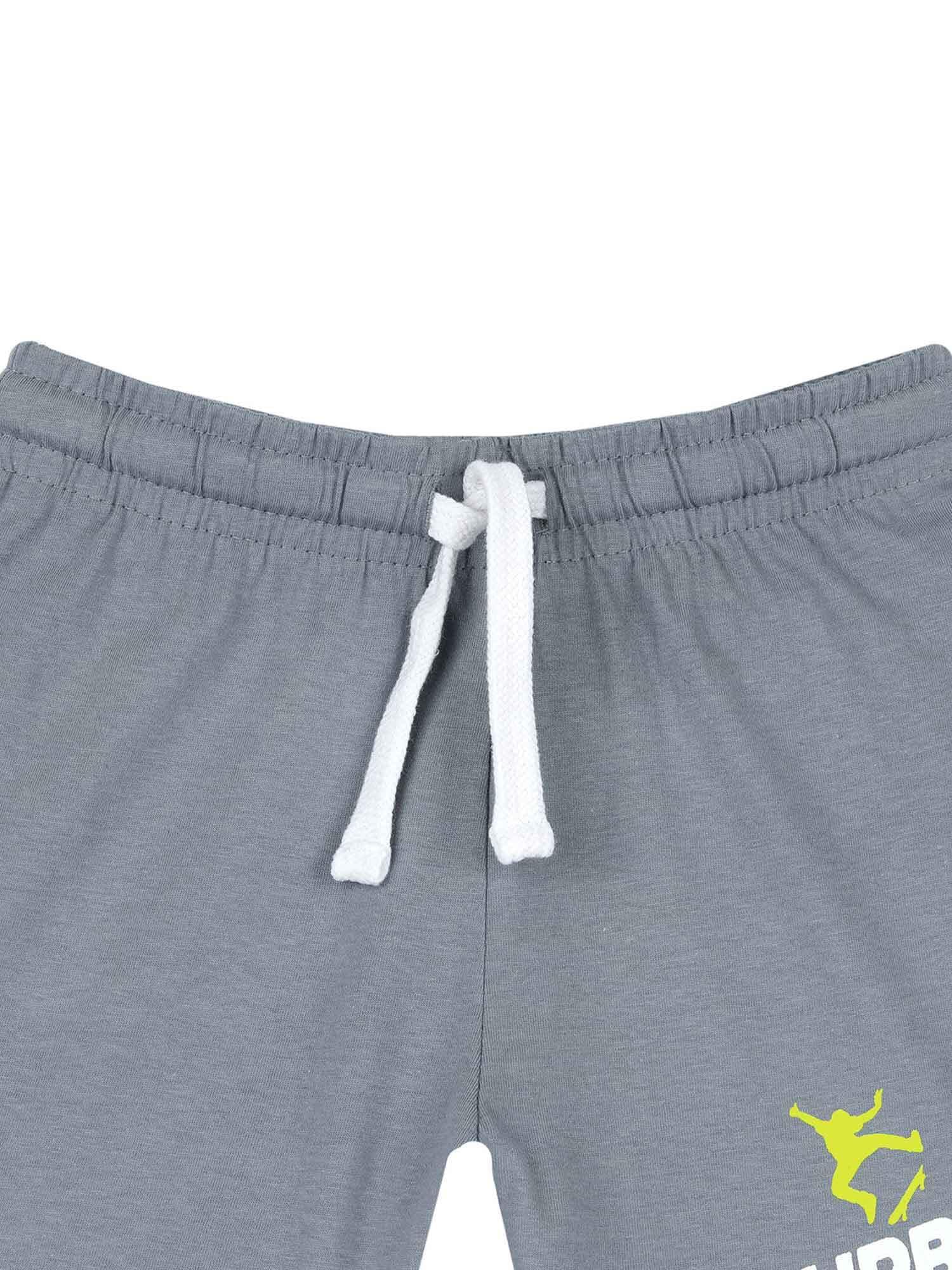 Chicco, Shorts für Jungen mit Neondetails, Grau