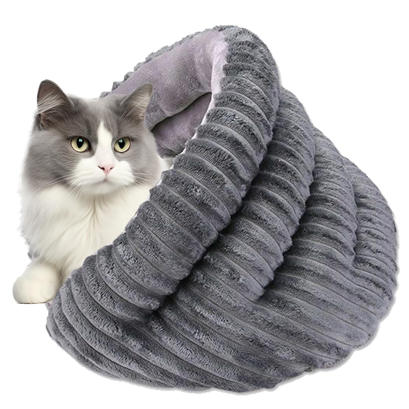 Maisonnette doudoune chat pour stopper le stress des voyages