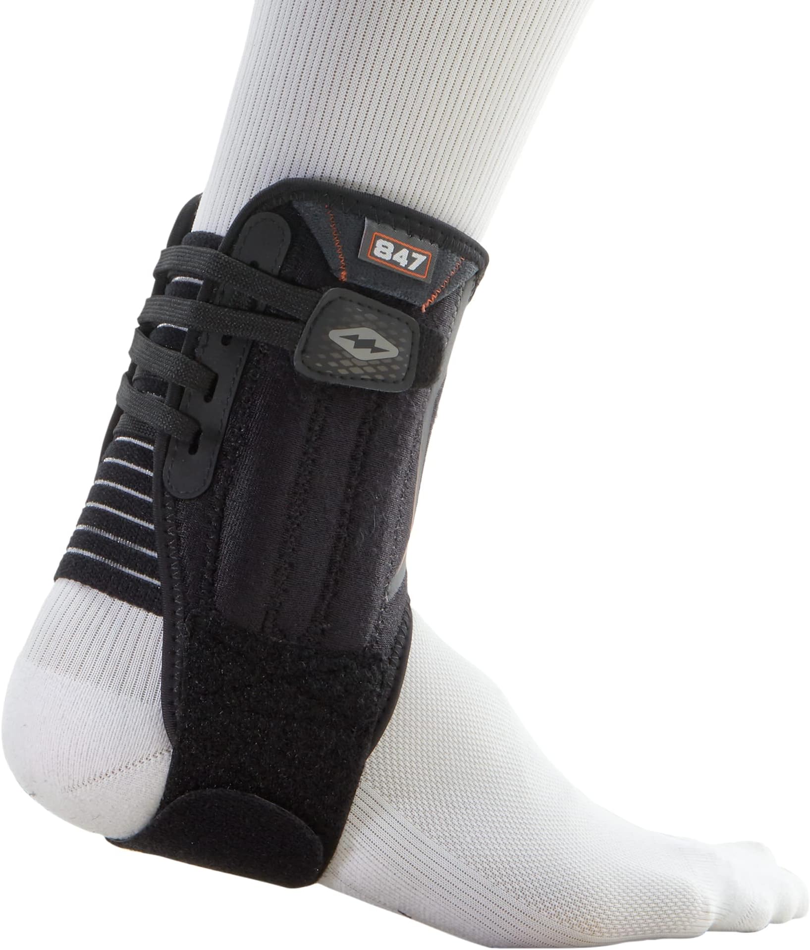 Ankle Stabilizer with Flexible Support Stays (Black)