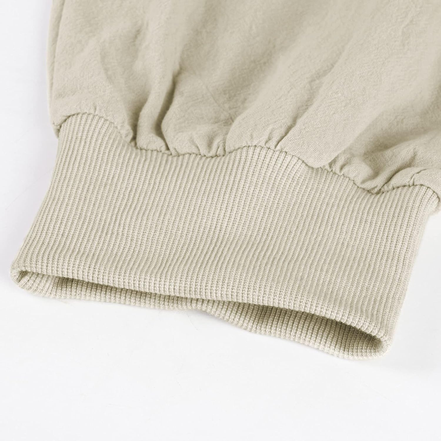 Puimentiua Womens Tapered Pants Cotton Linen Drawstring Back Elastic Waist Pants Casual Trousers with Pockets - Image 8