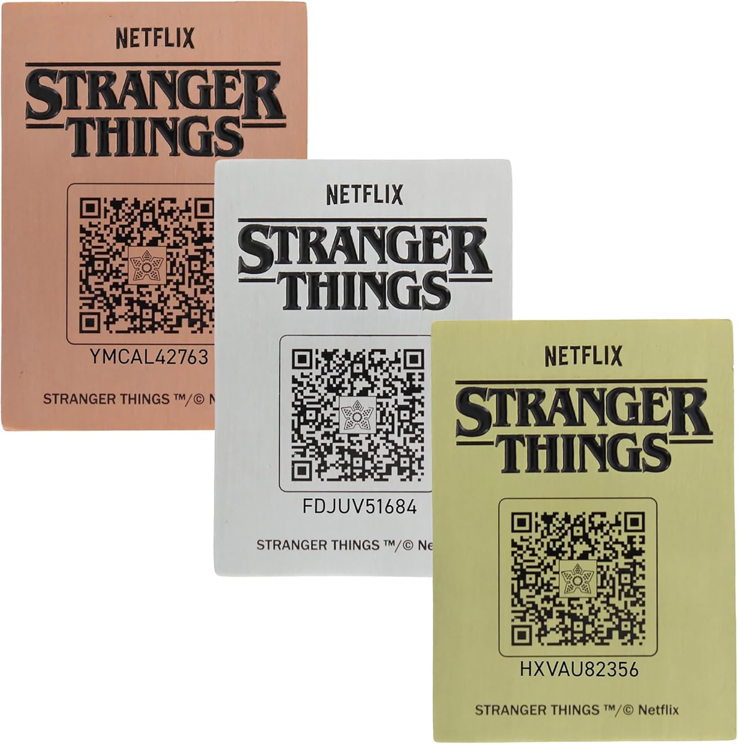 Exquisite Gaming Digiplate Starter Pack Stranger Things Collectible Metal Cards with Phone Stand and Augmented Reality