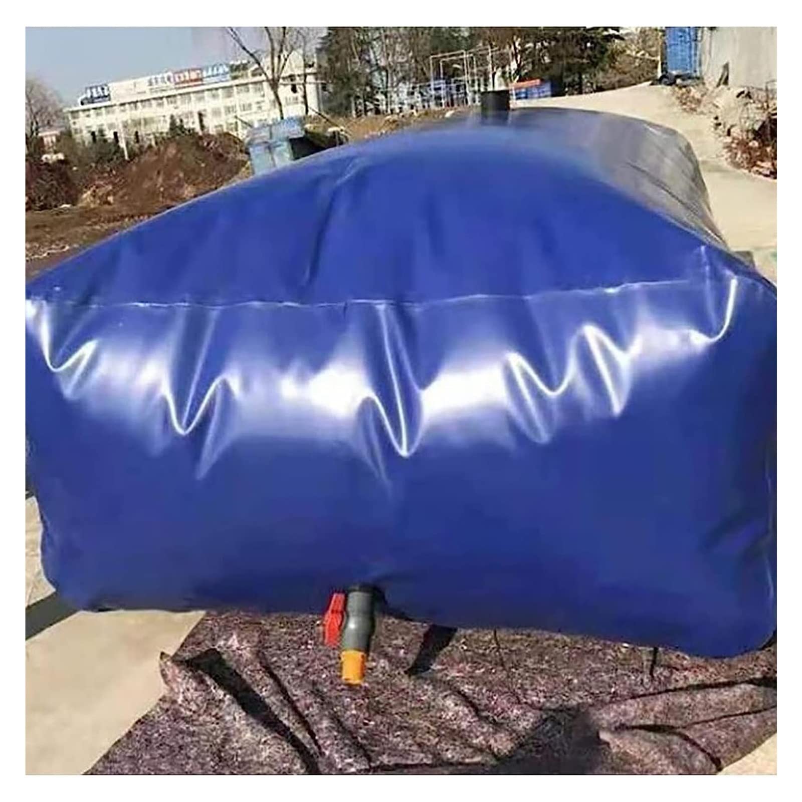 Borsa per la conservazione dell'Acqua Borsa per l'acqua/Serbatoio per casa, Serbatoio per vescica d'Acqua a Prova di Foratura Contenitore per Acqua da Camp,OneColor-2x1x0.5m/1000L/264Gal