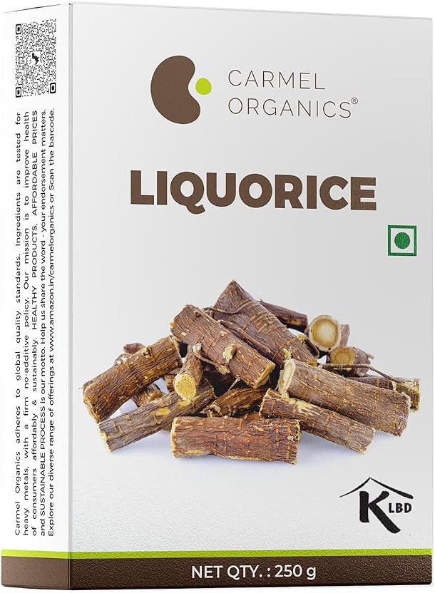 Carmel organics Liquorice Root Whole 250 Grams