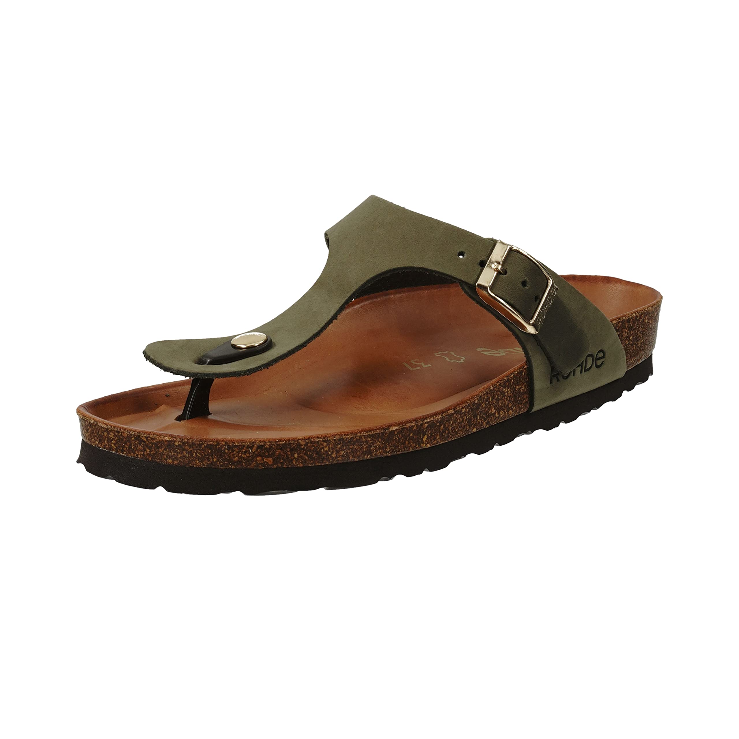 Rohde Women's Alba Mules Green Size: 8 UK