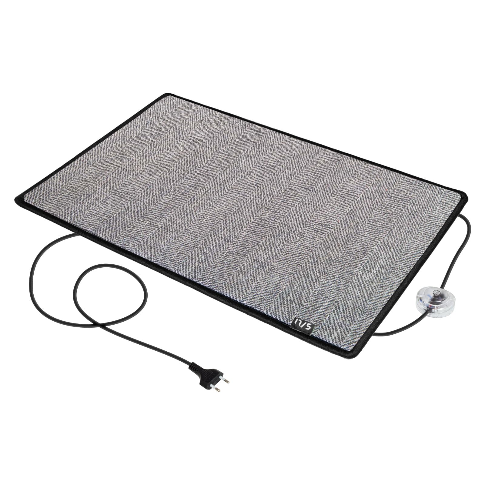 Mi-Heat Fashion Gray grau 50x75cm Infrarot Heizmatte - schreibtischheizung infrarot schreibtischheizung Fußheizung Schreibtisch heizmatte schreibtisch Homeoffice Arbeitszimmer