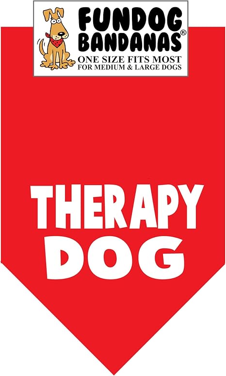 Therapy dog bandana Clearance